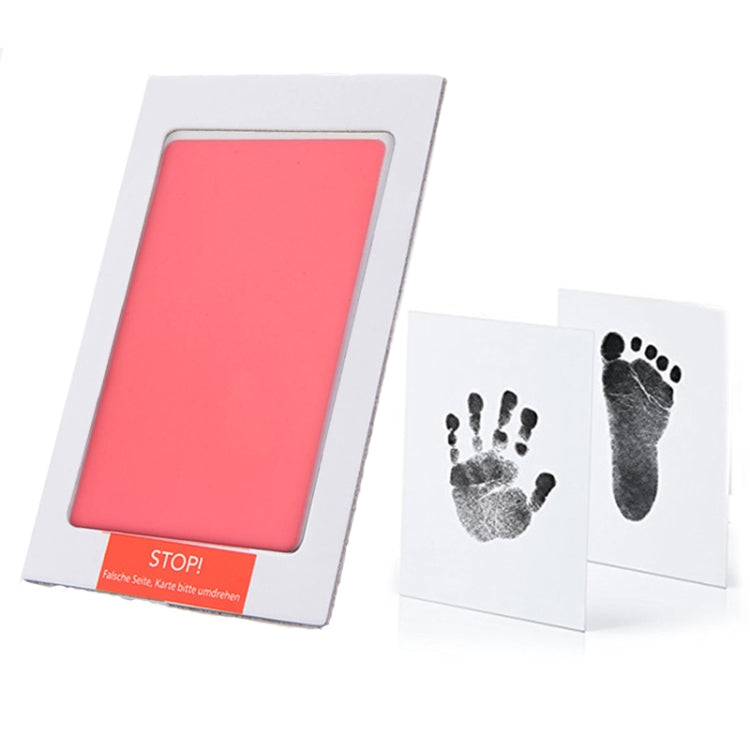 Non-Toxic Baby Handprint Footprint Imprint Souvenirs Infant Clay Toy Gifts(Pink) - Baby Souvenirs by PMC TechLife | Online Shopping South Africa | PMC TechLife | Buy Now Pay Later Mobicred
