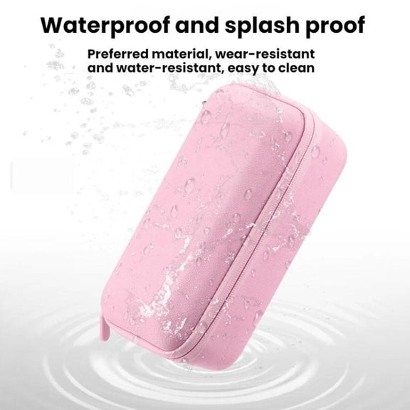 For DJI OSMO POCKET 3 BRDRC Portable Handheld Storage Bag(Pink)