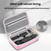 For DJI OSMO POCKET 3 BRDRC Portable Handheld Storage Bag(Pink)