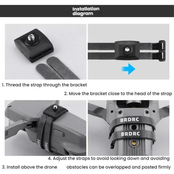 For DJI AIR3/MINI 4PRO BRDRC UAV Upload Bracket, Specification: Holder