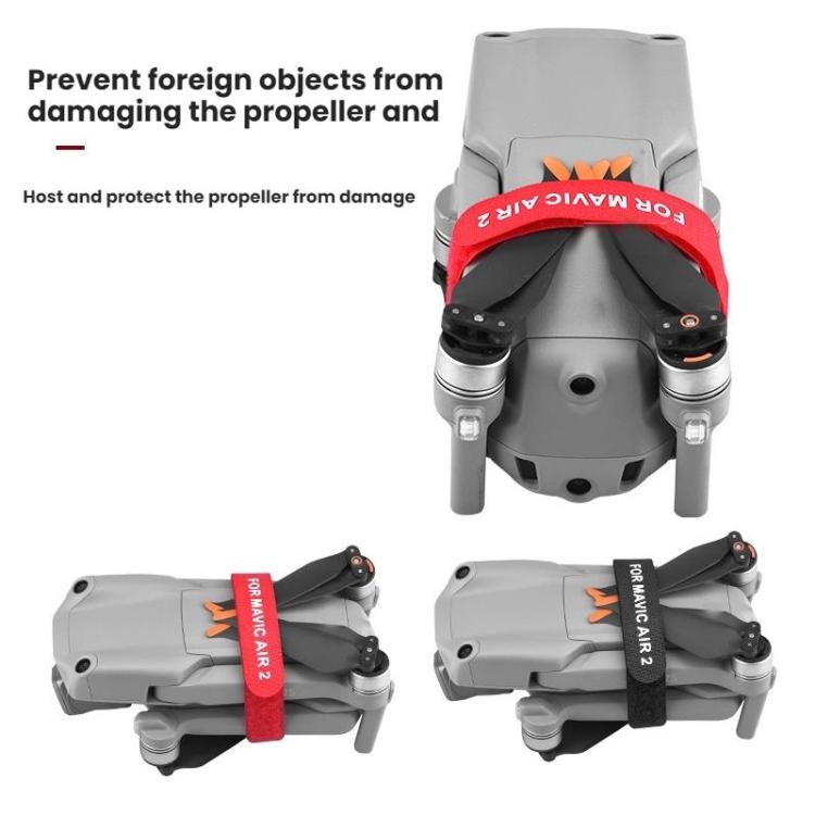 For DJI MAVIC AIR 2 BRDRC Drone Propeller Straps(Red+Black) - free shipping - PMC TechLife - Order now!