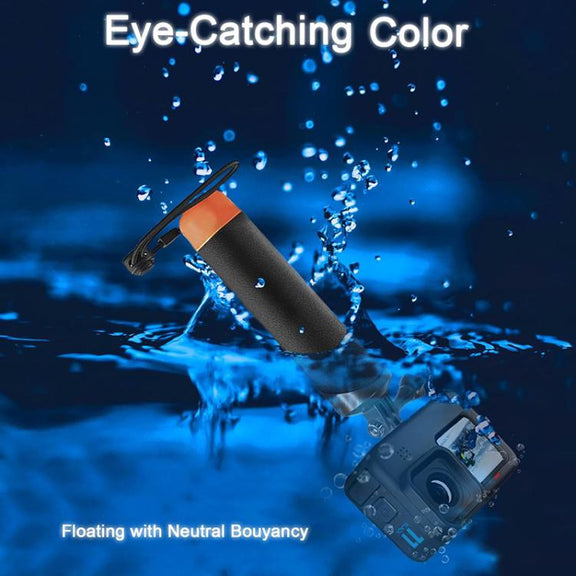Floating Hand Grip For GoPro/DJI/Insta360 Action Camera Water-resistant Buoyant Handle With Anti-Loss Steel Cable