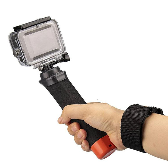 Floating Hand Grip For GoPro/DJI/Insta360 Action Camera Water-resistant Buoyant Handle With Anti-Loss Steel Cable