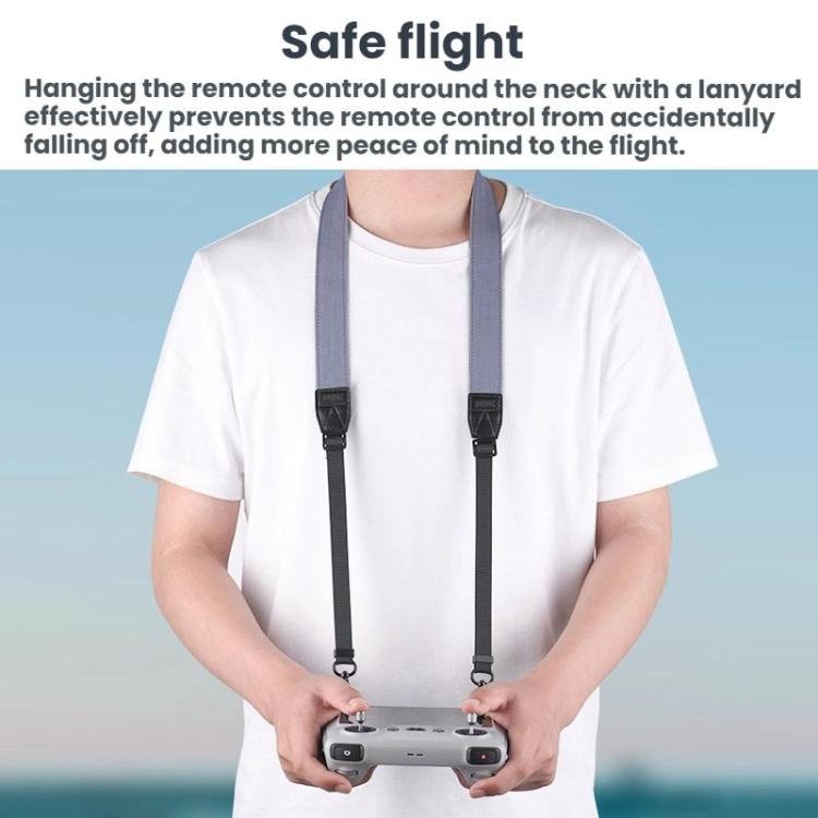 For DJI MINI 3/4 PRO/MAVIC 3 Classic BRDRC Screen Remote Control Strap(Gray/Brown) - free shipping - PMC TechLife - Order now!