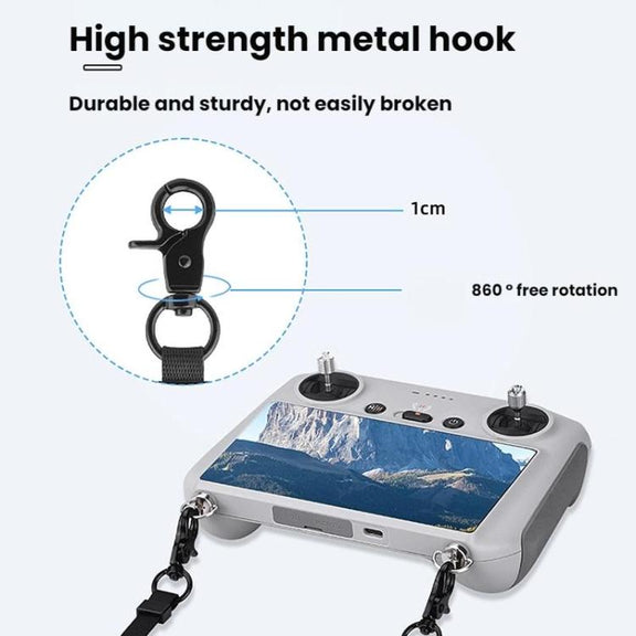 For DJI MINI 3/4 PRO/AIR 3S BRDRC Remote Control Strap(For RC/RC2/RC PRO)