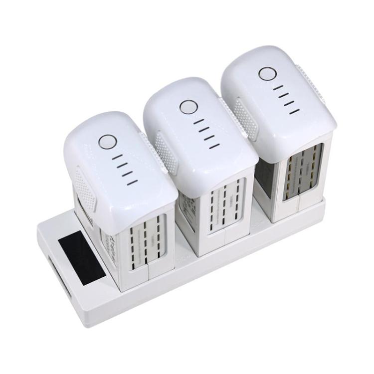 For DJI Phantom 4 Series YX 3-Slot Battery Charging Hub with LED Display - free shipping - PMC Jewellery - Order now!