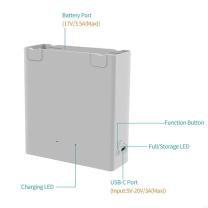 For DJI Avata 2 YX Dual-Channel Battery Charging Hub Smart Maintenance Station(Gray) - free shipping - PMC Jewellery - Order now!