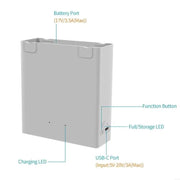 For DJI Avata 2 YX Dual-Channel Battery Charging Hub Smart Maintenance Station(Gray)