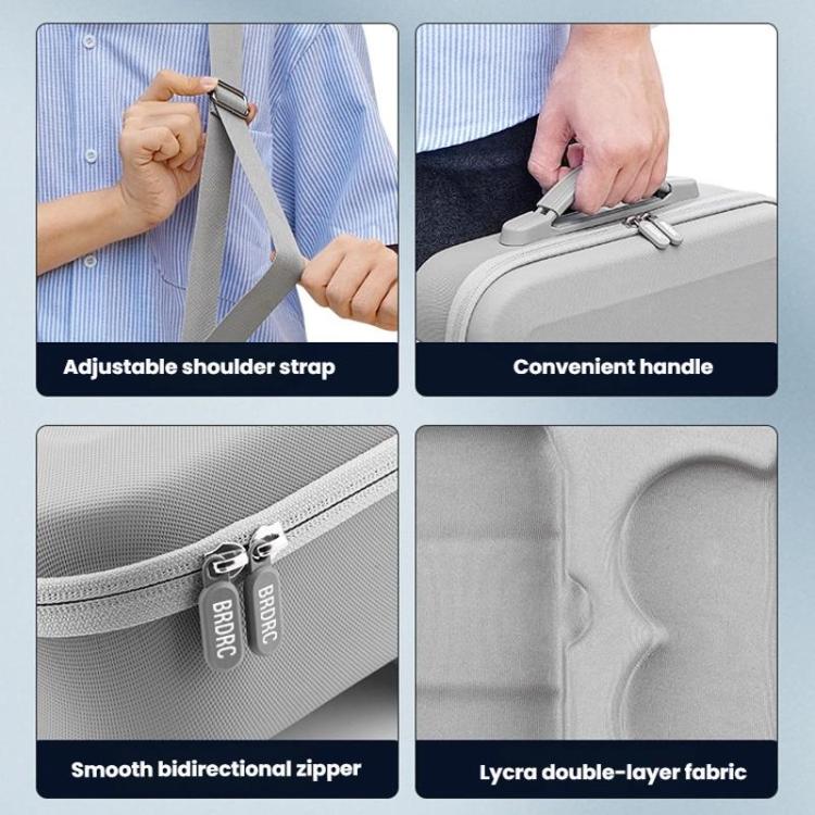 For DJI Neo BRDRC Portable Drone Accessories Protection Storage Bag(Gray)