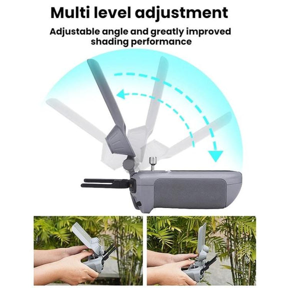 For DJI MINI 4 PRO/AIR 3S BRDRC RC2 Remote Control Hood(Gray)