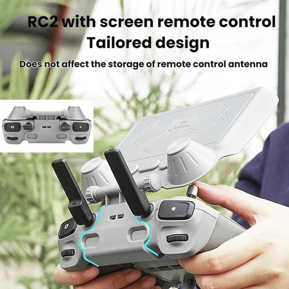 For DJI MINI 4 PRO/AIR 3S BRDRC RC2 Remote Control Hood(Gray)