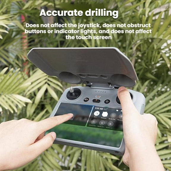 For DJI MINI 4 PRO/AIR 3S BRDRC RC2 Remote Control Hood(Gray)