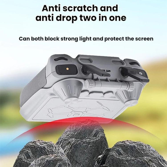 For DJI MINI 4 PRO/AIR 3S BRDRC RC2 Remote Control Hood(Gray)