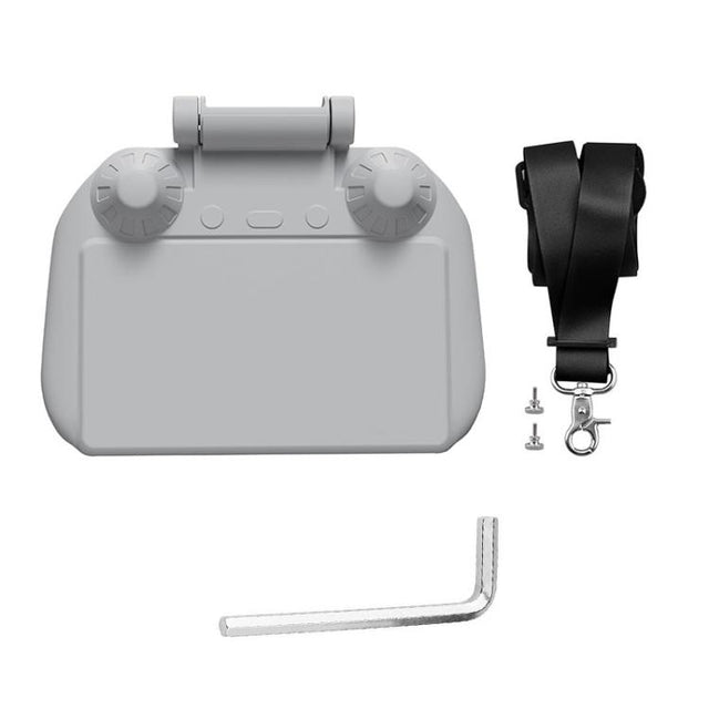 For DJI Mavic Air 2/Mavic 3 Pro BRDRC Remote Control Hood + Hanging Belt(2pcs /Set)
