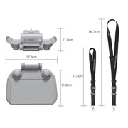 For DJI Mavic Air 2/Mavic 3 Pro BRDRC Remote Control Hood + Hanging Belt(2pcs /Set)