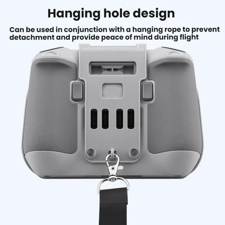 For DJI Mavic Air 2/Mavic 3 Pro BRDRC Remote Control Hood + Hanging Belt(2pcs /Set)
