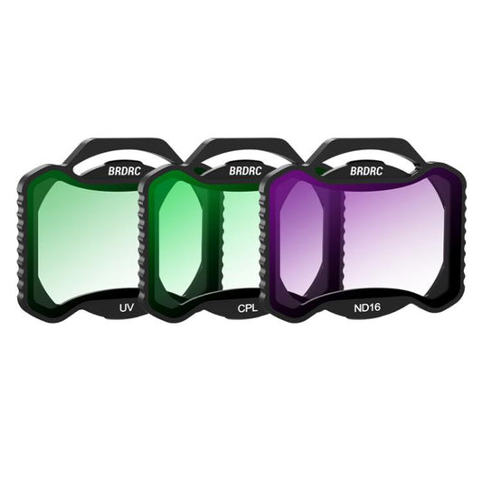 For DJI Avata 2 BRDRC Aluminum Frame Filter Accessories, Specification: UV+CPL+ND16 - free shipping - PMC Jewellery - Order now!