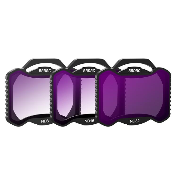 For DJI Avata 2 BRDRC Aluminum Frame Filter Accessories, Specification: ND8+ND16+ND32 - free shipping - PMC TechLife - Order now!