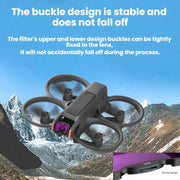 For DJI Avata 2 BRDRC Aluminum Frame Filter Accessories, Specification: ND8+ND16+ND32