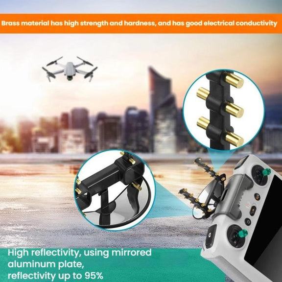 For DJI RC Controller Yagi Antenna Signal Booster Compatible With Mini 3/Mini 3 Pro/Mavic 3 Pro/Mavic 3 Classic Drones