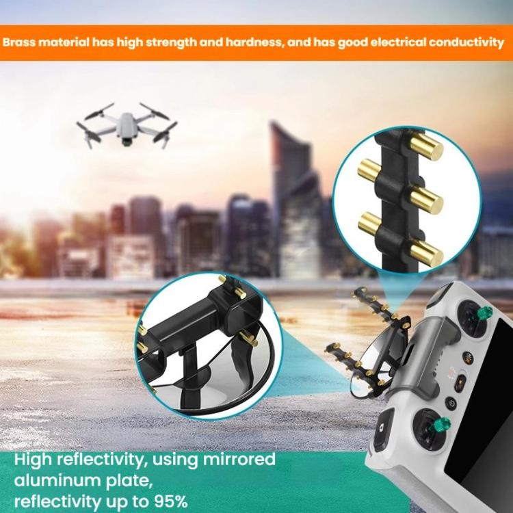 For DJI RC Controller Yagi Antenna Signal Booster Compatible With Mini 3/Mini 3 Pro/Mavic 3 Pro/Mavic 3 Classic Drones