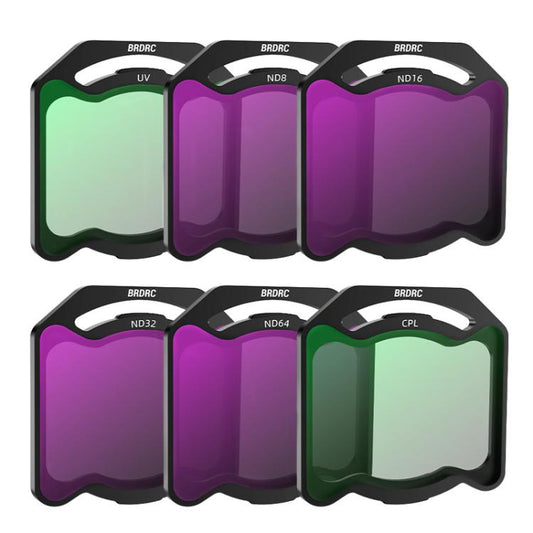 For DJI O4 Air Unit Pro BRDRC Filter Accessories, Specification: UV+CPL+ND8+ND16+ND32+ND64 - free shipping - PMC Jewellery - Order now!