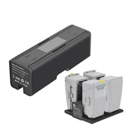 For DJI Mavic Air 2 YX Battery Charger Hub With LCD Display 4-Slot Intelligent Charging Station(Black)