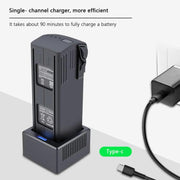 For DJI Mavic 3 Pro/Mavic 3 YX USB-C Fast Charger Single Channel Charging Hub For Drone Batteries