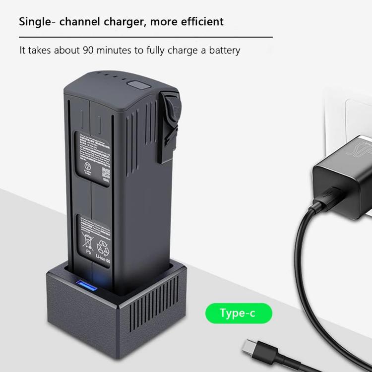 For DJI Mavic 3 Pro/Mavic 3 YX USB-C Fast Charger Single Channel Charging Hub For Drone Batteries