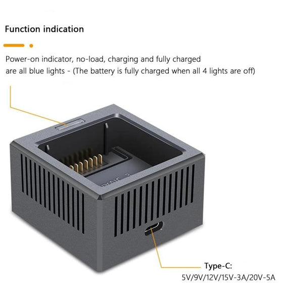 For DJI Mavic 3 Pro/Mavic 3 YX USB-C Fast Charger Single Channel Charging Hub For Drone Batteries