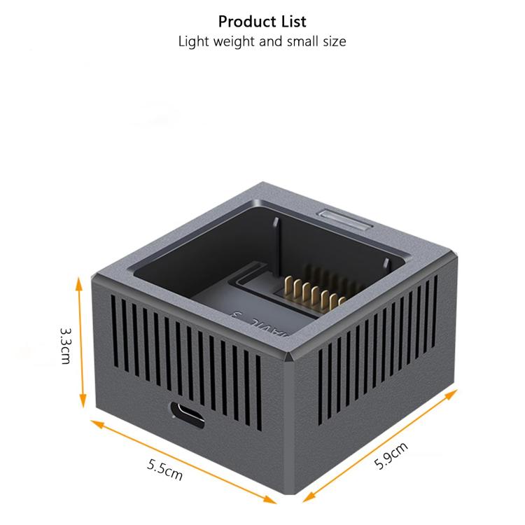 For DJI Mavic 3 Pro/Mavic 3 YX USB-C Fast Charger Single Channel Charging Hub For Drone Batteries
