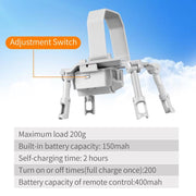 For DJI Mini 3 Pro / Mini 3 Drone YX Airdrop System Rechargeable Thrower Load 200g(Light Gray)