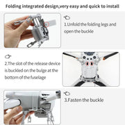 For DJI Mini 3 Pro / Mini 3 Drone YX Airdrop System Rechargeable Thrower Load 200g(Light Gray)