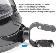 360-degree Rotatable Helmet Chin Mount for GoPro HERO/Insta360/DJI Osmo Action POV Camera Mount