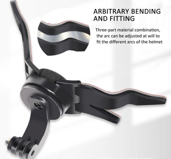 360-degree Rotatable Helmet Chin Mount for GoPro HERO/Insta360/DJI Osmo Action POV Camera Mount