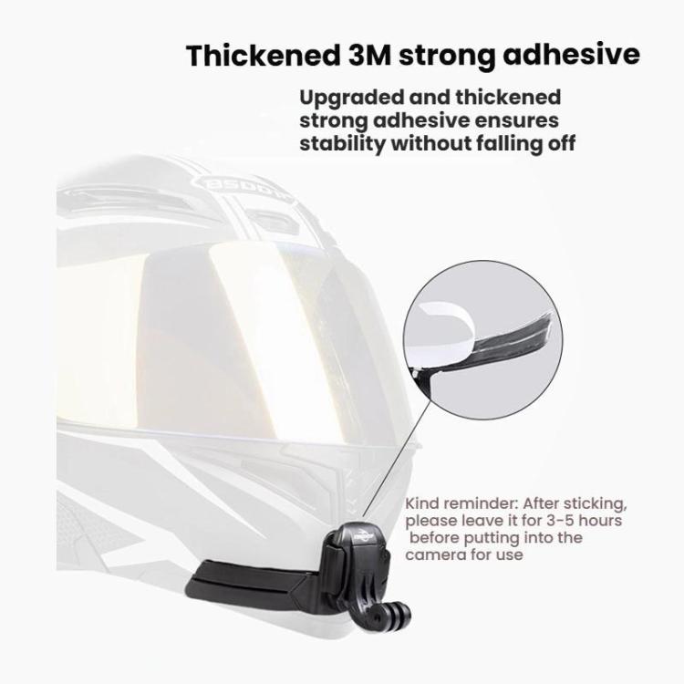 BSDDP Universal Motorcycle Helmet Mount for Action Cameras Fits Curved/Flat Surfaces(Green) - free shipping - PMC Jewellery - Order now!