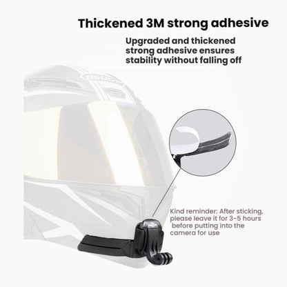 BSDDP Universal Motorcycle Helmet Mount for Action Cameras Fits Curved/Flat Surfaces(Green) - free shipping - PMC Jewellery - Order now!