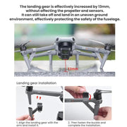 For DJI AIR 3S/AIR 3 BRDRC Drone Airdrop Accessories(Dark Gray)