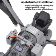 For DJI AIR 3S/AIR 3 BRDRC Drone Airdrop Accessories(Dark Gray)