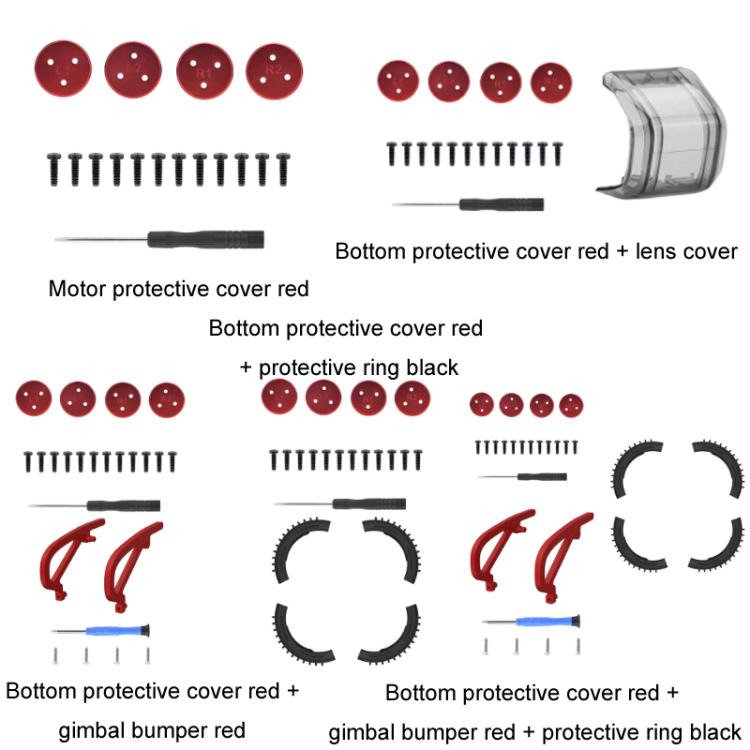 For DJI Avata 2 BRDRC Motor Dust Protection Cover Accessories, Specification: Bottom Cover + Protection Ring - free shipping - PMC Jewellery - Order now!