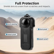 For Insta360 X5 Flymile Lens & Screen Protective Cover Anti-Scratch Gimbal Guard Shield(Blue)