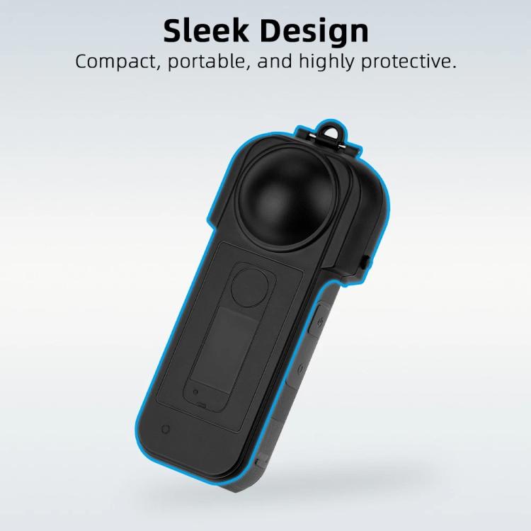 For Insta360 X5 Flymile Lens & Screen Protective Cover Anti-Scratch Gimbal Guard Shield(Blue)