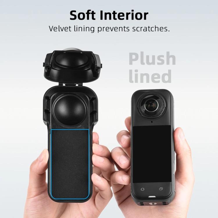For Insta360 X5 Flymile Lens & Screen Protective Cover Anti-Scratch Gimbal Guard Shield(Blue)
