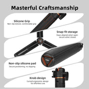 Flymile 20-54cm Magnetic Quick-Release Tripod for Insta360 Ace Pro 2/X5/X4/X3/X2/Ace Pro/Ace(Black)