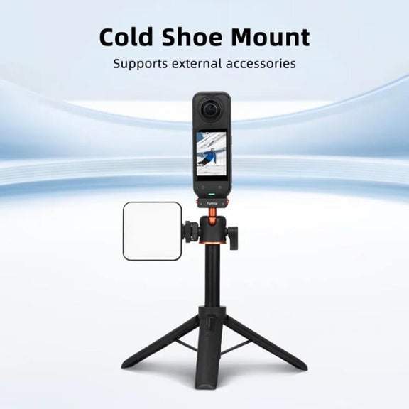 Flymile 20-54cm Magnetic Quick-Release Tripod for Insta360 Ace Pro 2/X5/X4/X3/X2/Ace Pro/Ace(Black)