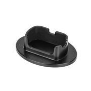 For Insta360 X5  Flymile Anti-Slip Base Plastic Desktop Stand Stable Camera Holder(Black)