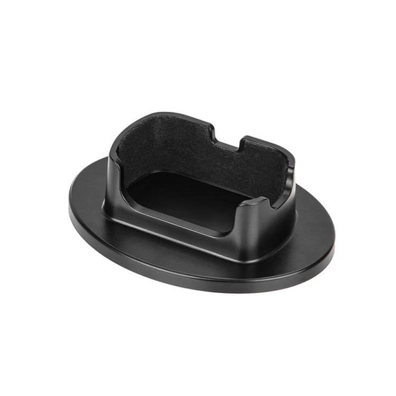 For Insta360 X5  Flymile Anti-Slip Base Plastic Desktop Stand Stable Camera Holder(Black)