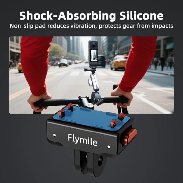 Flymile Plastic Magnetic Quick-Release Base For Insta360 Ace Pro 2/X5/X4/X3/X2/Ace Pro/Ace(Black) - free shipping - PMC Jewellery - Order now!