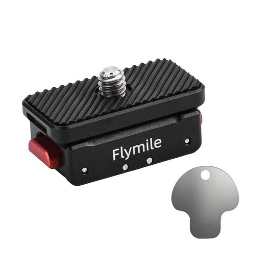 Flymile Magnetic Quick-Release Base 1/4 Inch Thread Foldable Extension Kit for Insta360 Ace Pro 2/Ace Pro/Ace/X5/X4/X3/X2(Black) - free shipping - PMC Jewellery - Order now!