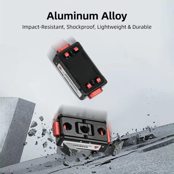 Flymile Magnetic Quick-Release Base 1/4 Inch Thread Foldable Extension Kit for Insta360 Ace Pro 2/Ace Pro/Ace/X5/X4/X3/X2(Black)